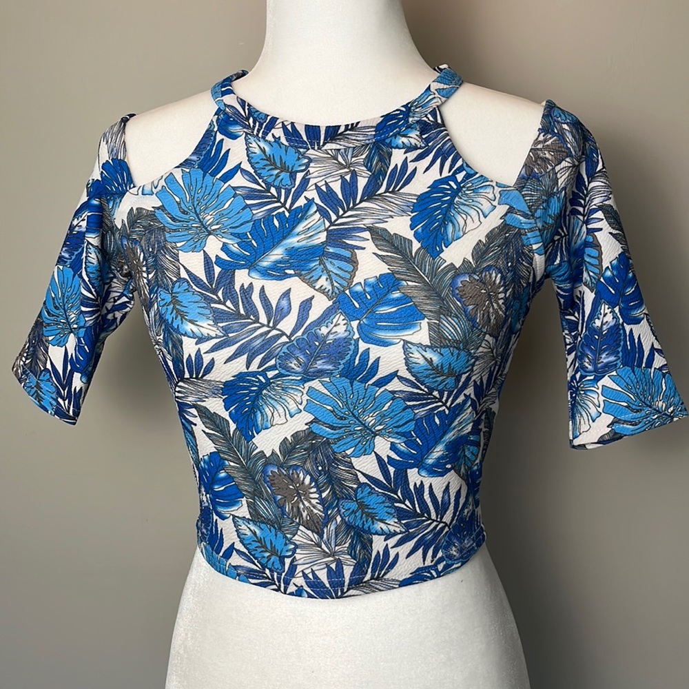 Missguided Tropical Crop Top
